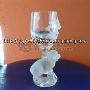 个性琉璃酒杯 珍藏品 厂家直销 水晶工艺品 水晶礼品 批发